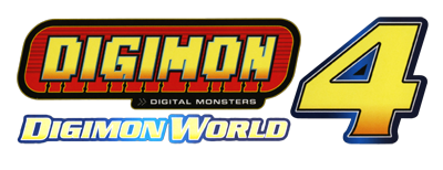 Digimon World 4 logo for Gamecube